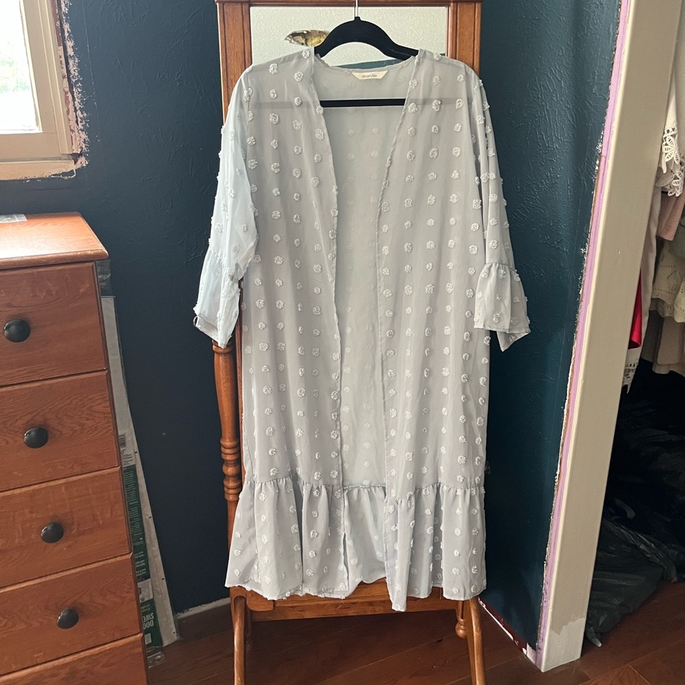 Amaryllis Swiss Dot Kimono